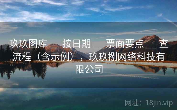 玖玖图库 __ 按日期 __ 票面要点 __ 查流程（含示例），玖玖捌网络科技有限公司